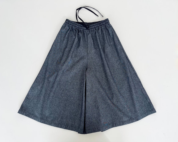 フレアーパンツ　Cotton Linen Denim Chambray　 9枚目の画像