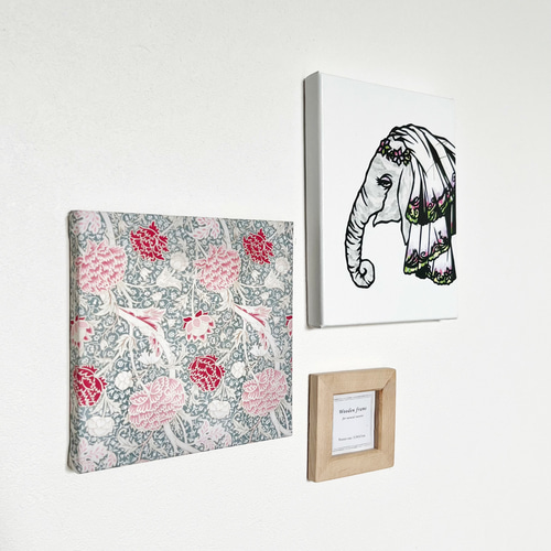 アートパネル】Wedding-zou -ｿﾞｳ- 【切り絵×ちぎり絵】象 結婚