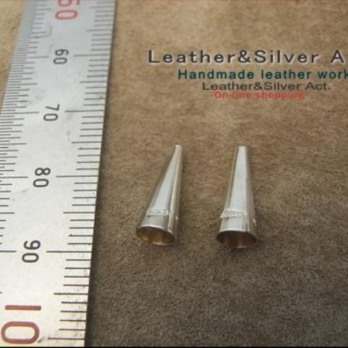 アクセサリーバーツ 三角コーンシルバービーズ silver925 ネックレス