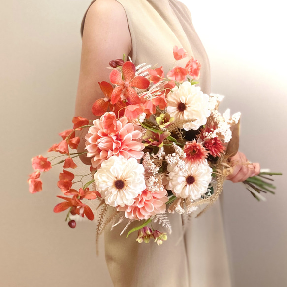 Wedding Bouquet -terracotta- ブーケ FloweRimi -フラワリミ- 通販