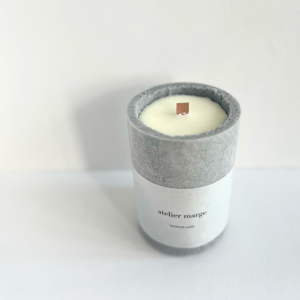 fragrance candle granité homme gris 3枚目の画像