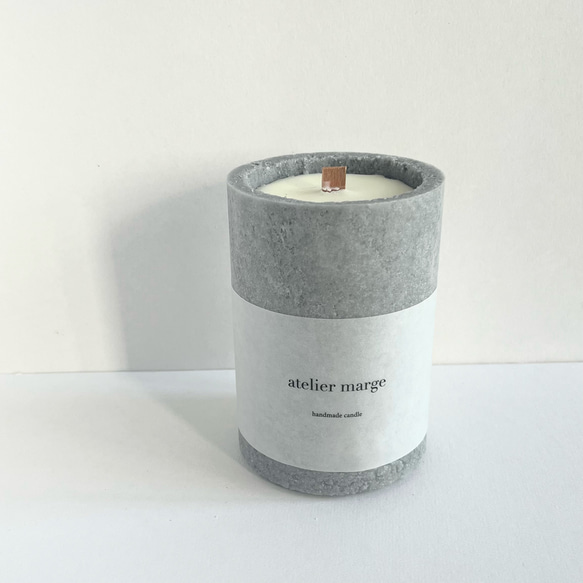 fragrance candle granité homme gris 1枚目の画像