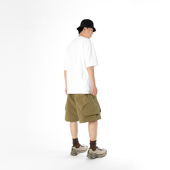 TMCAZ Loose camp shorts[Khaki]山系戶外寬松野營立體口袋輕度快幹短褲 第12張的照片