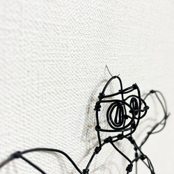 ウミガメ　海亀　立体　壁掛け　ワイヤーアート【受注販売】 9枚目の画像