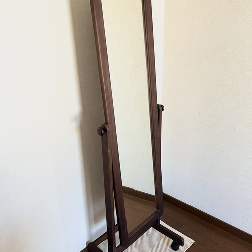 アンティーク調ミラー〔幅60cm〕 ぼん家具のおしゃれな ミラー