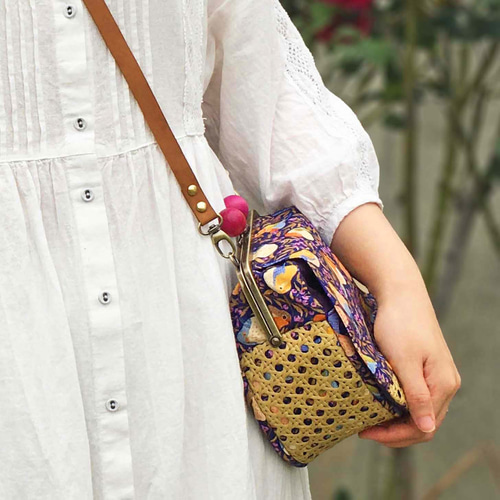 カーテン、ポーチ、バッグハンドメイド 多ポケット】3ポケットファスナーポーチの作り方 カーテンはぎれ