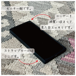 オナジトコロデ 水彩 抽象 強化ガラス iPhone ケース スマホケース 13 14 mini se pro max 6枚目の画像