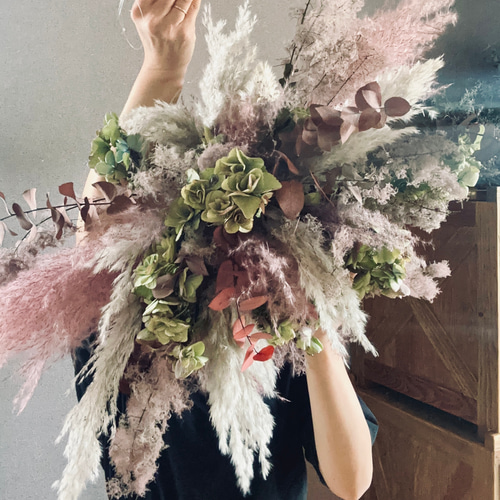 ドライフラワー吊り下げ】日常を彩るフラワー装飾 ドライフラワー