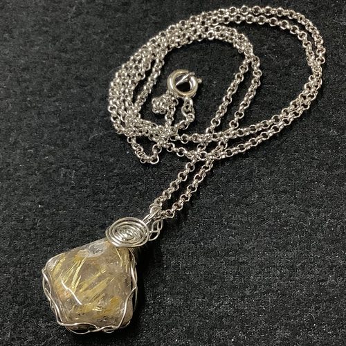 太陽ルチル金運アップ原石天然放射ルチルクォーツ