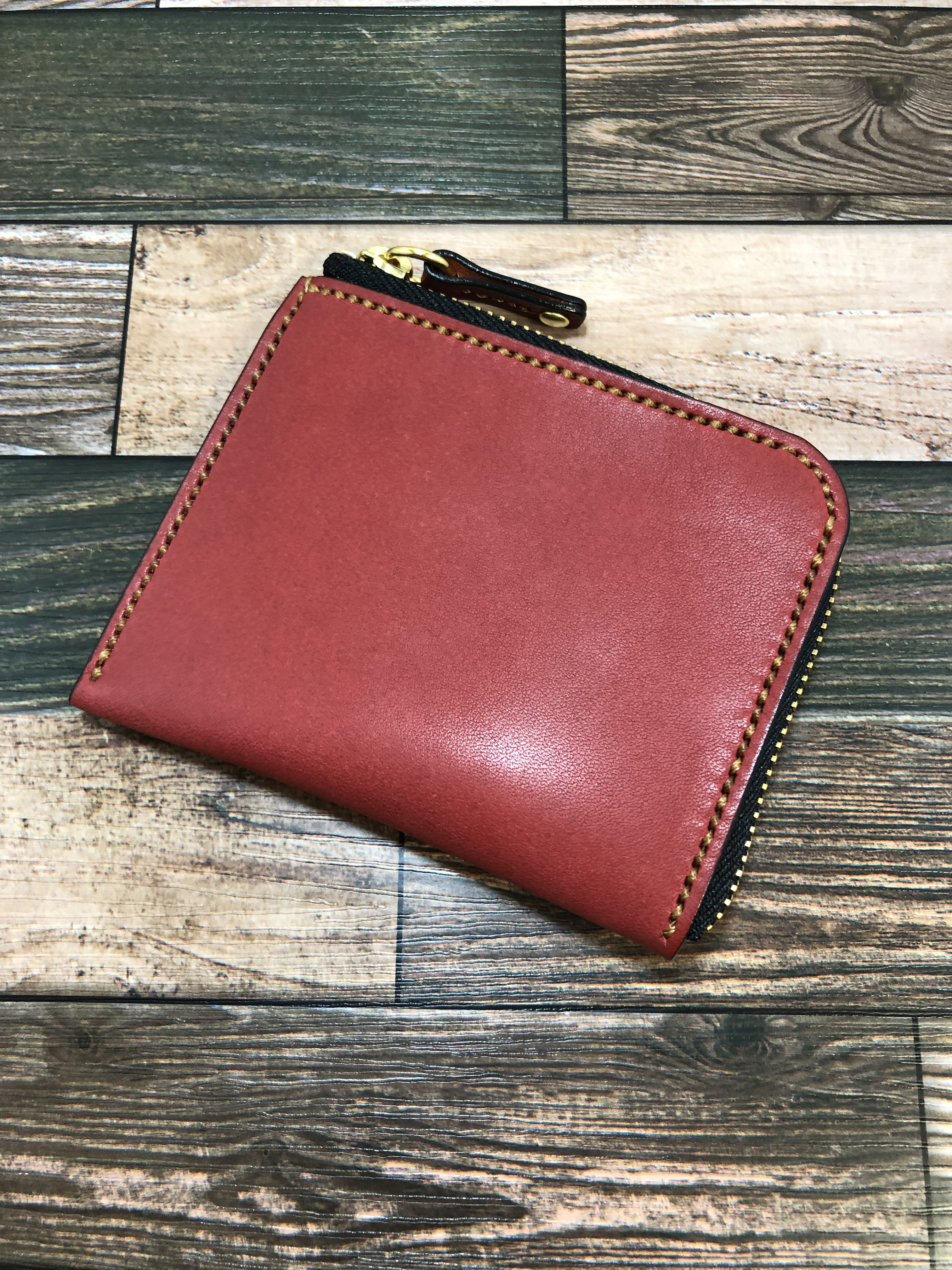 L字ファスナー 財布 コンパクト 【栃木レザー】 ミニ財布 日本製