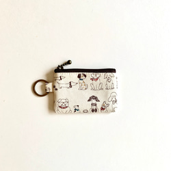 ミニコインパース(ワンコ整列） 1枚目の画像