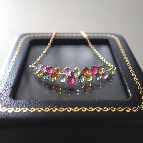 あや❣️K18 LA SOMA 天然ルビー サファイア ネックレス La Soma（ラ・ソマ） NAGAHORI ONLINE SHOP