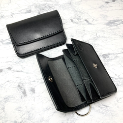 ジーンズに映える本革ミニ財布｜瀬戸内レザー×サドルレザーの手縫い