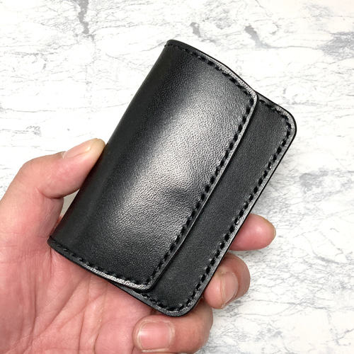 通勤や休日にちょうどいい小さい財布｜栃木レザー キーリング ミニ財布