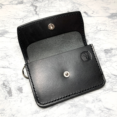 通勤や休日にちょうどいい小さい財布｜栃木レザー キーリング ミニ財布