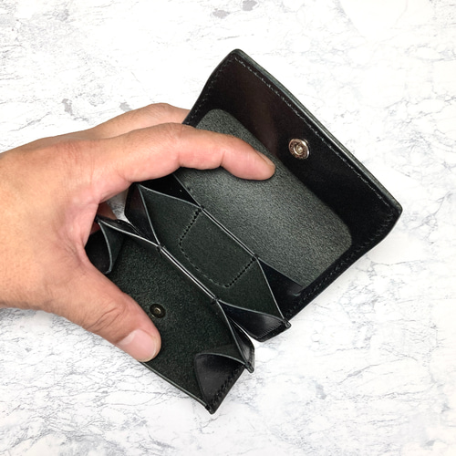 本革総手縫い 小さい財布 / サドルレザー ミニウォレット その他