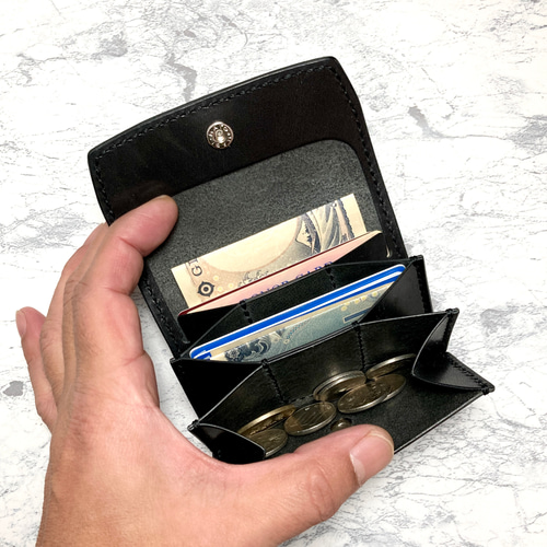 通勤や休日にちょうどいい小さい財布｜栃木レザー キーリング ミニ財布