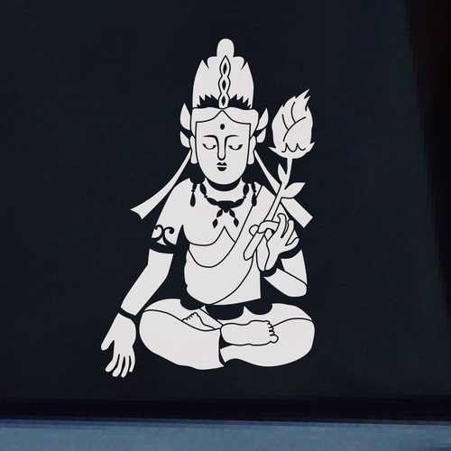 仏像（虚空蔵菩薩 丑・寅年生まれの守り本尊）カッティング