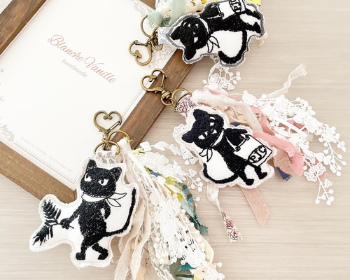 猫の日2024]K47 pjc クロッチくん×コットンレース ハンドメイド