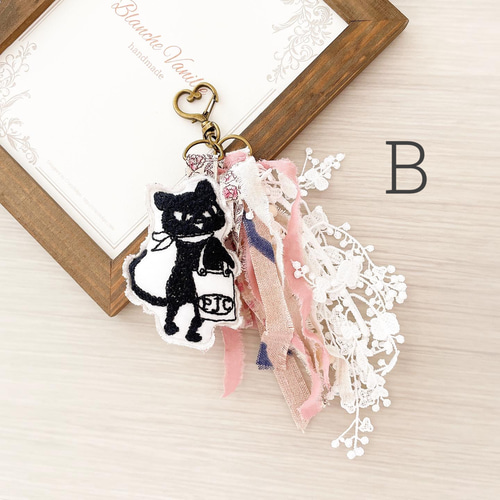 猫の日2024]K47 pjc クロッチくん×コットンレース ハンドメイド