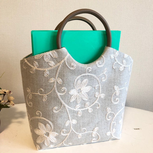 お出かけバック インポート刺繍生地 Ⅲ トートバッグ tumugi 通販 