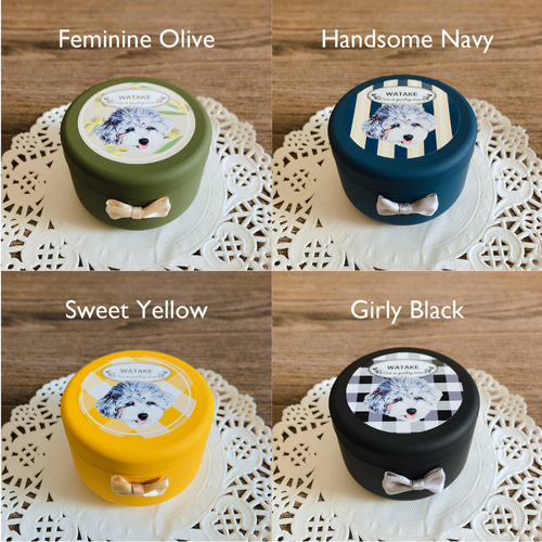 うちの子 おやつ缶 スタンダード | 犬 猫 ペット ベビー 名入れ 写真