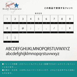 表札 正方形 Mode Doorplate Inc. ゴシック体 文字アンティークゴールド 16枚目の画像