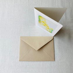 Mimosa // message cards（カード+封筒、各2枚入）　::　ミモザ　グリーティング　多目的カード 3枚目の画像