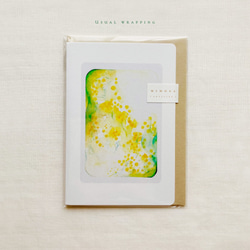 Mimosa // message cards（カード+封筒、各2枚入）　::　ミモザ　グリーティング　多目的カード 7枚目の画像