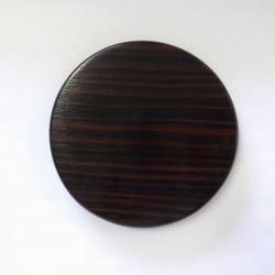 ナンタケットバスケット 6インチラウンドマーティンブラウン 黒檀 エボニー 新品 6インチ用 ナンタケットバスケット 素材 材料 ラウンドベース 縞黒檀