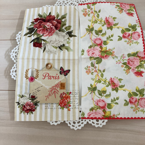 ペーパーナプキン 花柄 10種類各1枚セット ② その他素材 Y,sクラフト