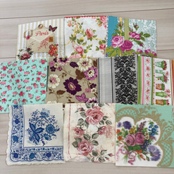 ペーパーナプキン 花柄 10種類各1枚セット ② その他素材 Y,sクラフト