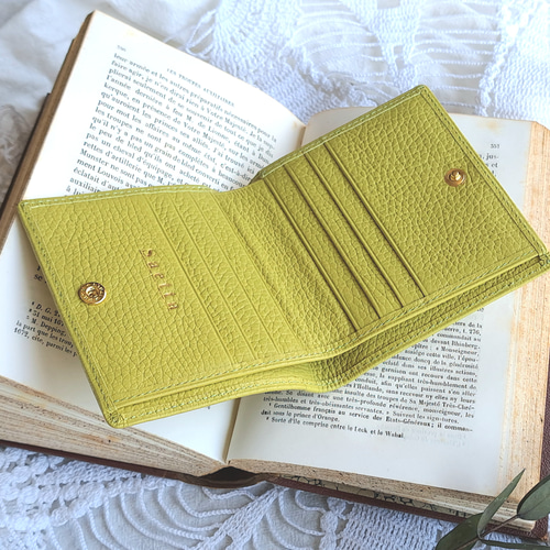 SMYTHSON ミントグリーン 二つ折り財布 SMYTHSON ミントグリーン 二つ折り財布