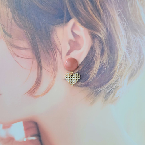 万能ピンクベージュのアクセサリー「ルージュ on Heart