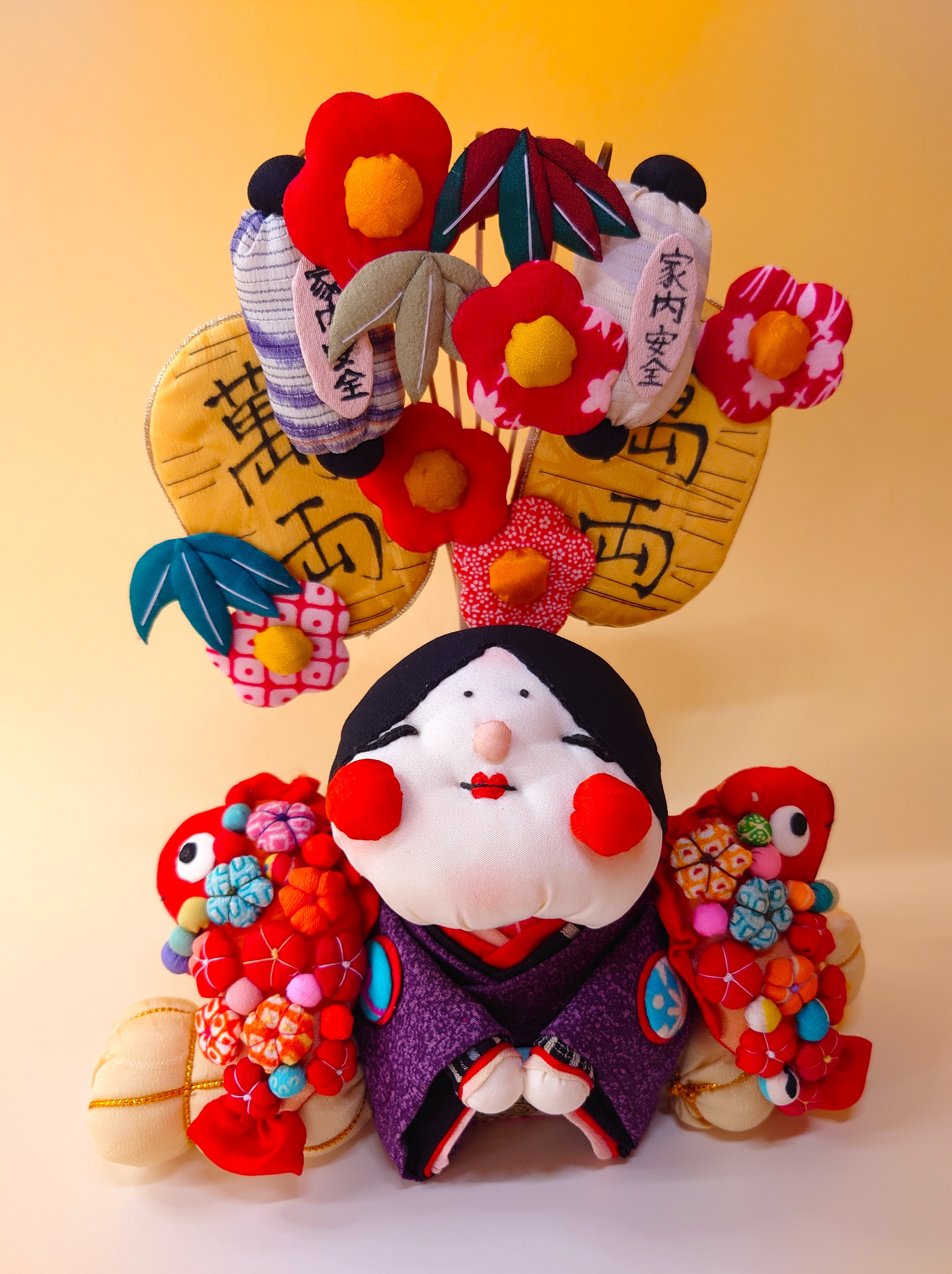 【出来上がり】おふくさんと熊手