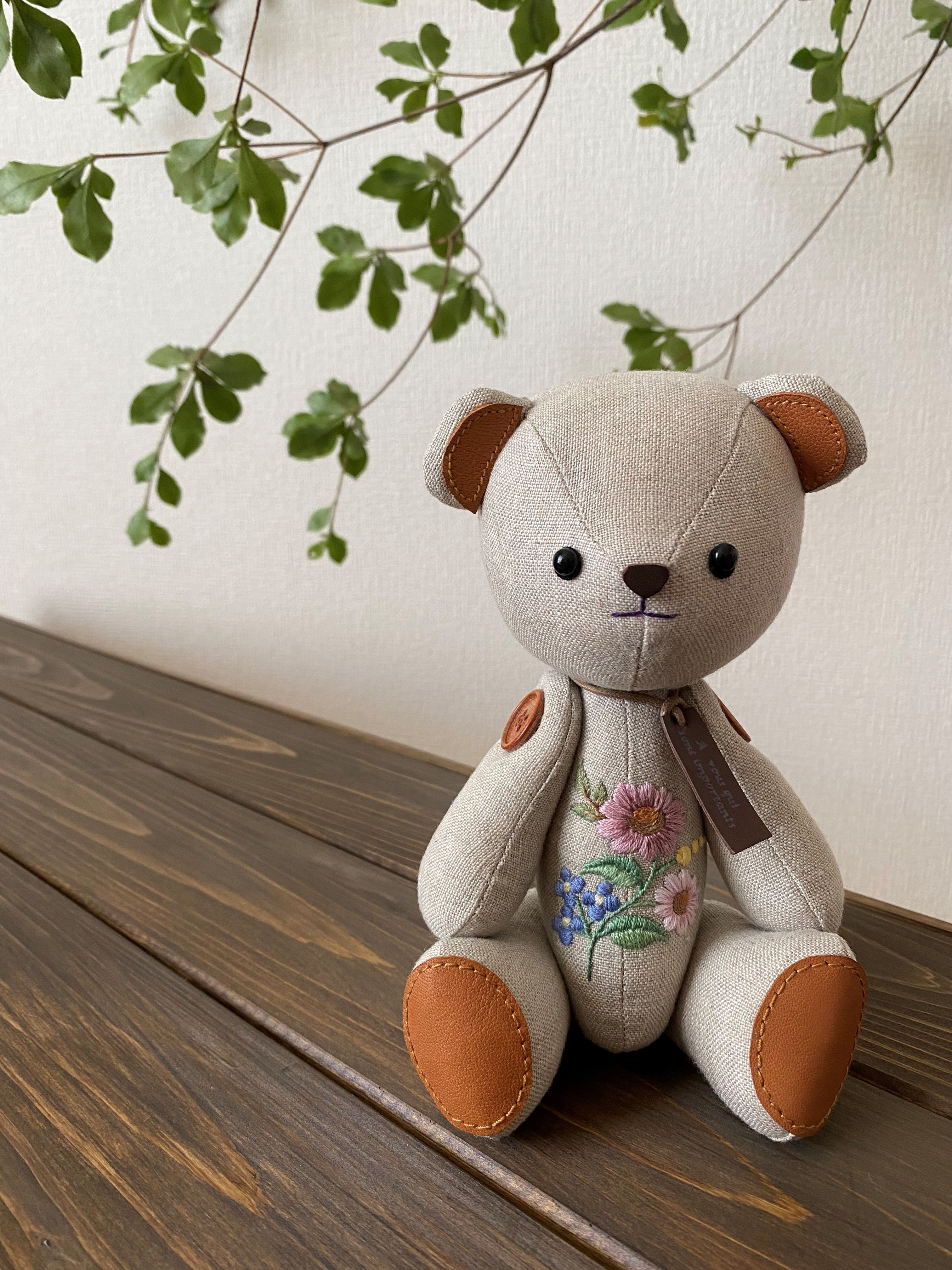 クマ刺繍トレーナー 6点セット テディベア diva-220315-18.jpg