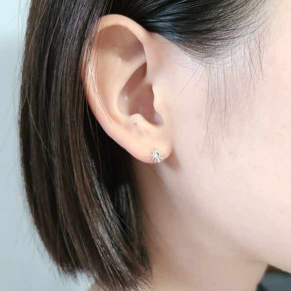 【片耳4種】Assortment of Mini Pierced Earrings / SV925 ≪送料無料≫ 8枚目の画像