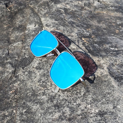 2is KylaB 太陽眼鏡│質感雙樑方框│藍色│抗UV400 第3張的照片