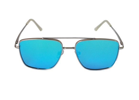 2is KylaB 太陽眼鏡│質感雙樑方框│藍色│抗UV400 第6張的照片