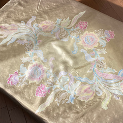 ＜送料無料＞手描き更紗＆草木染め＊和更紗の模様＊スカーフ＊風呂敷＊Batik＊silk＊伝統工芸 10枚目の画像