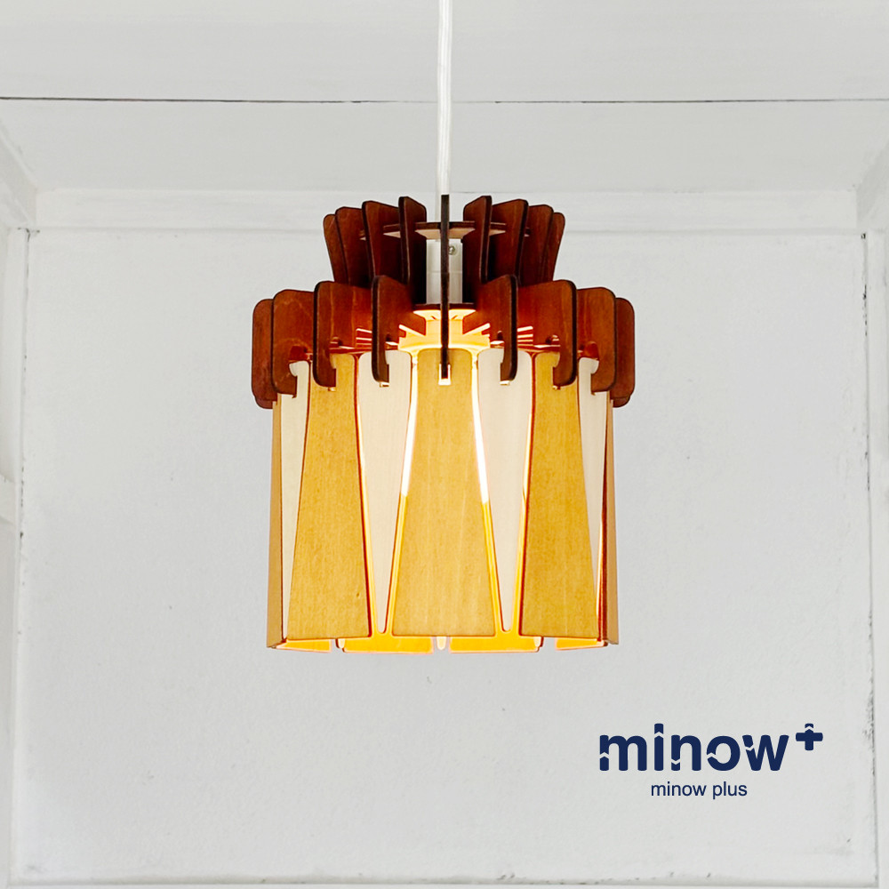 「つみき（チョコ）」木製パネルペンダントライト 照明　インテリア　北欧　人気