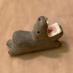 2025年 新春◇楽焼〚夢見る猫〛抹茶碗◇ 茶道具 季節茶碗 楽入印