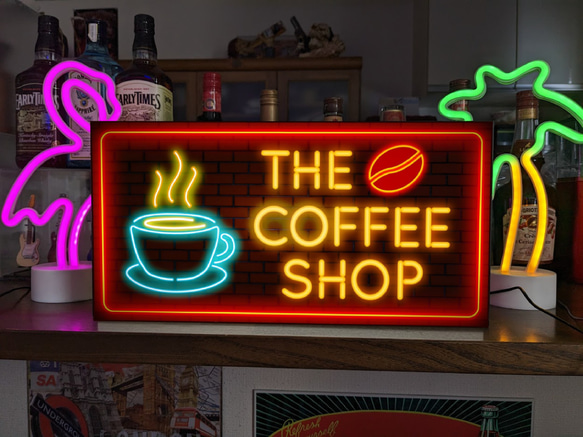 Lサイズ】コーヒー 珈琲 カフェ BAR 喫茶 店舗 アメリカンレトロ