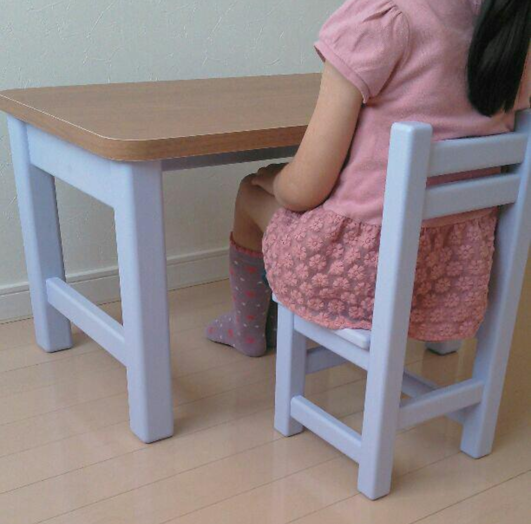 【受注製作】レッド キッズチェア 赤 子供椅子 おしゃれ カラフル