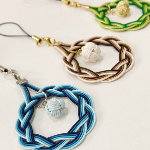 送料無料 水引 ストラップ ペンダントトップ 相生（あいおい）結び 玉