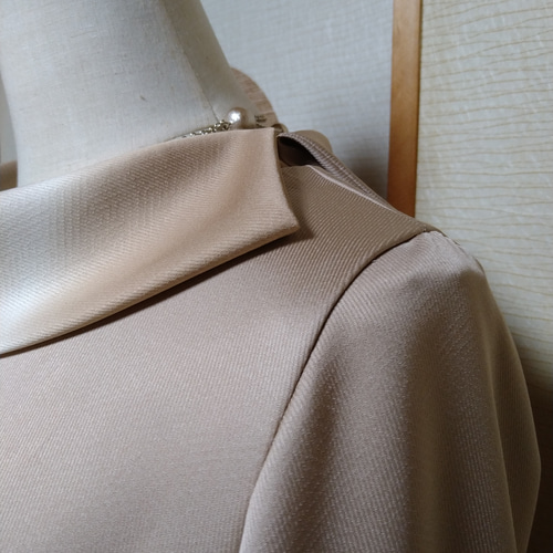 色留袖シルクワンピース新郎新婦母フォーマル結婚式セレモニー 色留袖シルクワンピース新郎新婦母フォーマル結婚式セレモニー