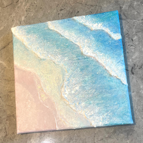 受注制作》原画 抽象画 テクスチャーアート Wave パネルアート 受注制作》原画 抽象画 テクスチャーアート Wave パネルアート