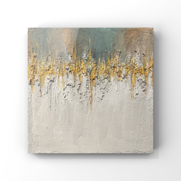 原画 180mm×180mm×16mm キャンバス テクスチャーアート ひらめき 原画 180mm×180mm×16mm キャンバス テクスチャーアート ひらめき