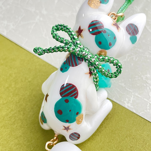 新作】チョコミント狐ストラップ 携帯ストラップ 叶きりく 通販