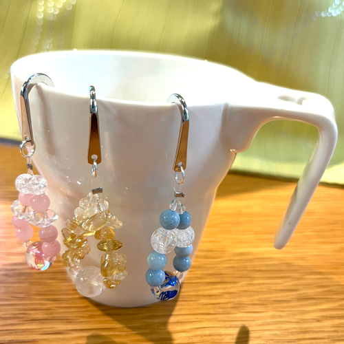 3色セット〉龍彫水晶がお守りする！人気のパステルカラー天然石本物 